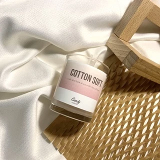 ⭐(สินค้าพร้อมส่ง) เทียนหอม กลิ่น ค็อตตอน ซอฟท์ - Soy Candle Cotton Soft เทียนหอมไขถั่วเหลือง เทียน ของขวัญ