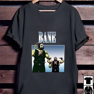 ผ้าฝ้ายคอกลมBane เสื้อยืดลําลอง แขนสั้น พิมพ์ลาย 90S Rap Tour สไตล์ฮิปฮอป ยุค 80 80S (1)from S-4XL