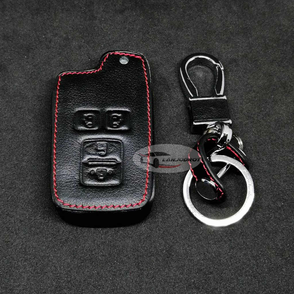 ซองกุญแจ สีดำ พวงกุญแจ รีโมท Smart Key 4 ปุ่ม ประตูสไลด์ TOYOTA SIENTA/ VELLIFIRE/ ALPHARD/ ESQUIRE