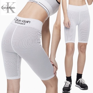 [เก็บ code ลดเพิ่ม 20%]พร้อมส่งในไทย📦กางเกง ขาสั้น ออกกำลังกาย Calvin Klein Performance Ribbed Shorts(Size M)**ของเเท้