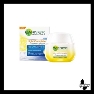 GARNIER skin natural light complete white speed yoghurt sleeping การ์นิเย่ ไลท์คอมพลีทไวท์สปีดสลีปปิ้ง[50 มล.]