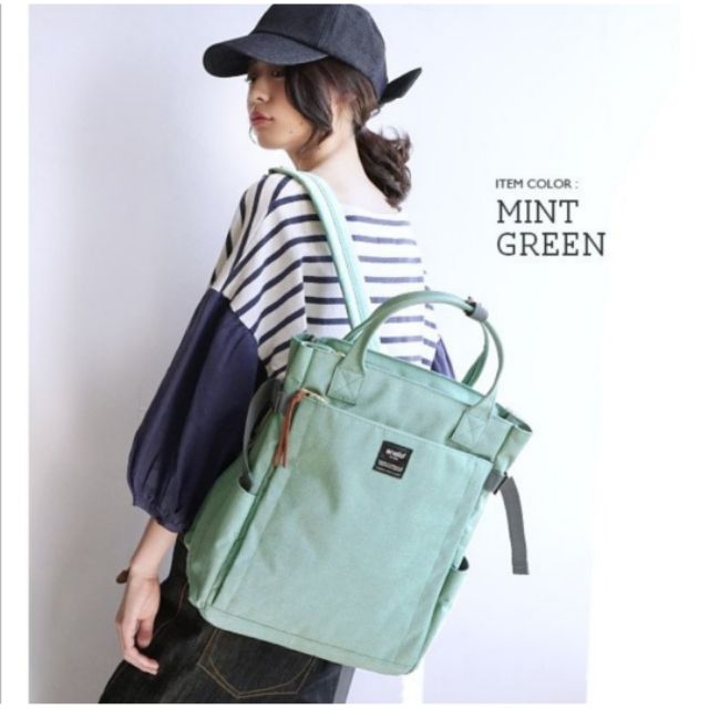 ✅️สั่งในไลฟ์ลด50%🔥❤️ AT-C1225🔥ของแท้นำเข้า🔥Anello 10 pocket 2 way backpack​ (แถมฟรีพวงกุญแจ)​