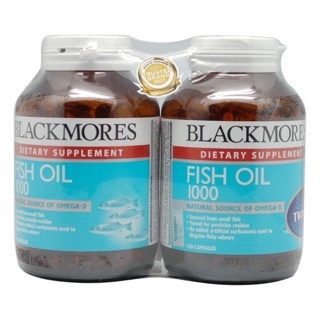 Blackmores Fish Oil 1000mg (120s / 2x120s)