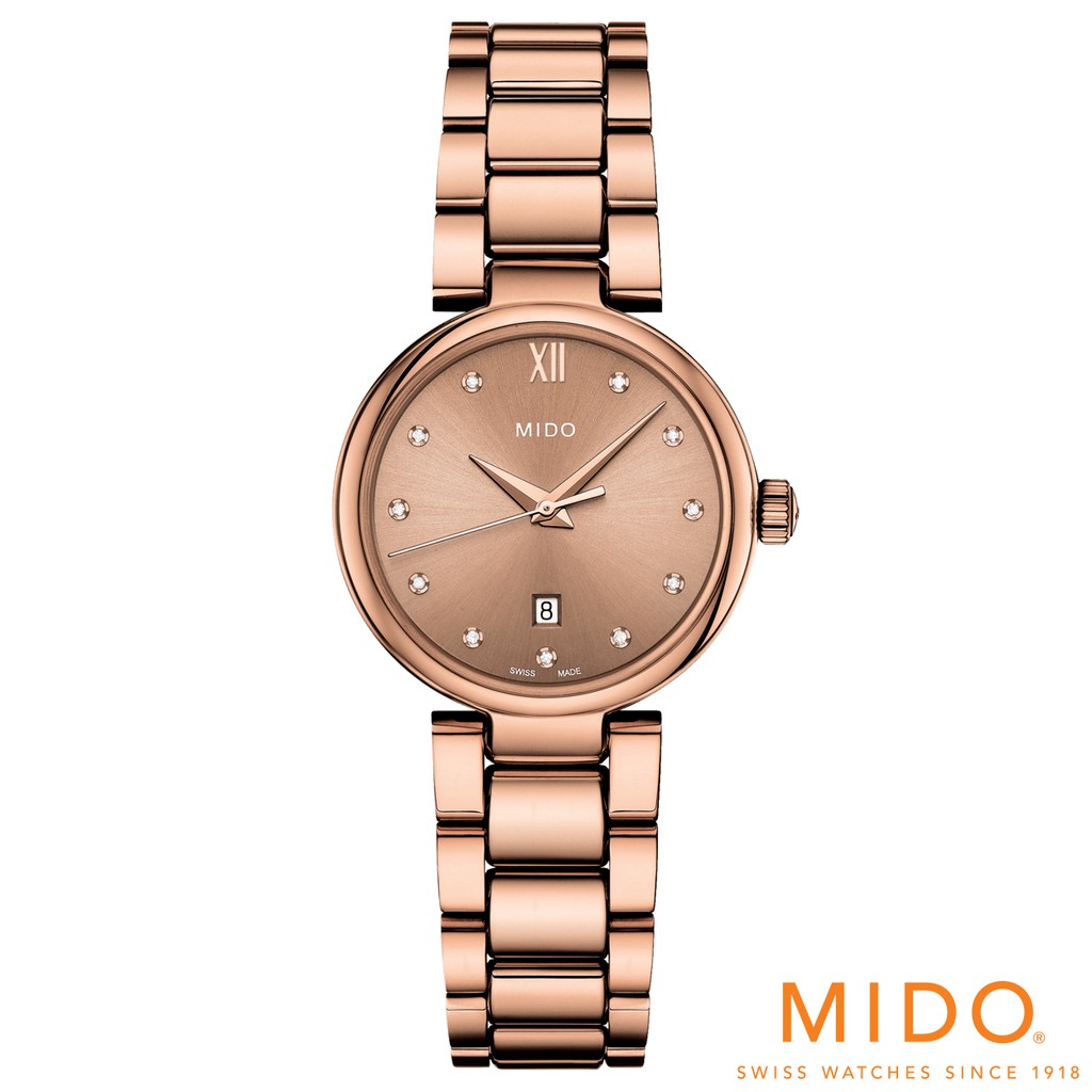 Mido รุ่น BARONCELLI DONNA QUARTZ นาฬิกาสำหรับผู้หญิง รหัสรุ่น M022.210.33.296.00