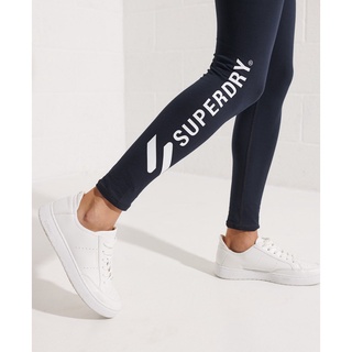 SUPERDRY CODE ELASTIC LEGGING กางเกงเลกกิ้ง สำหรับผู้หญิง สี Deep Navy