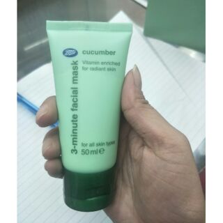 Boots 3-minute facial mask /มีโค้ดลด100บาทสำหรับลูกค้าใหม่ค่ะ