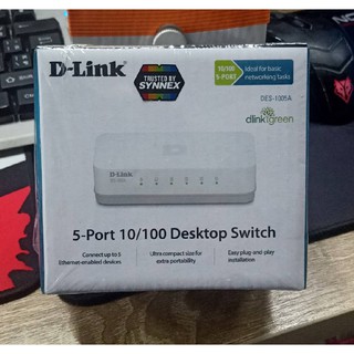 SWITCH D-LINK 5 PORTS DES-1005C FAST PORT