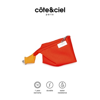 COTE&amp;CIEL กระเป๋าทรง POUCH รุ่น KIVU XS SLEEK NYLON COLOR สี RED กระเป๋าแฟชั่น กระเป๋าสตางค์