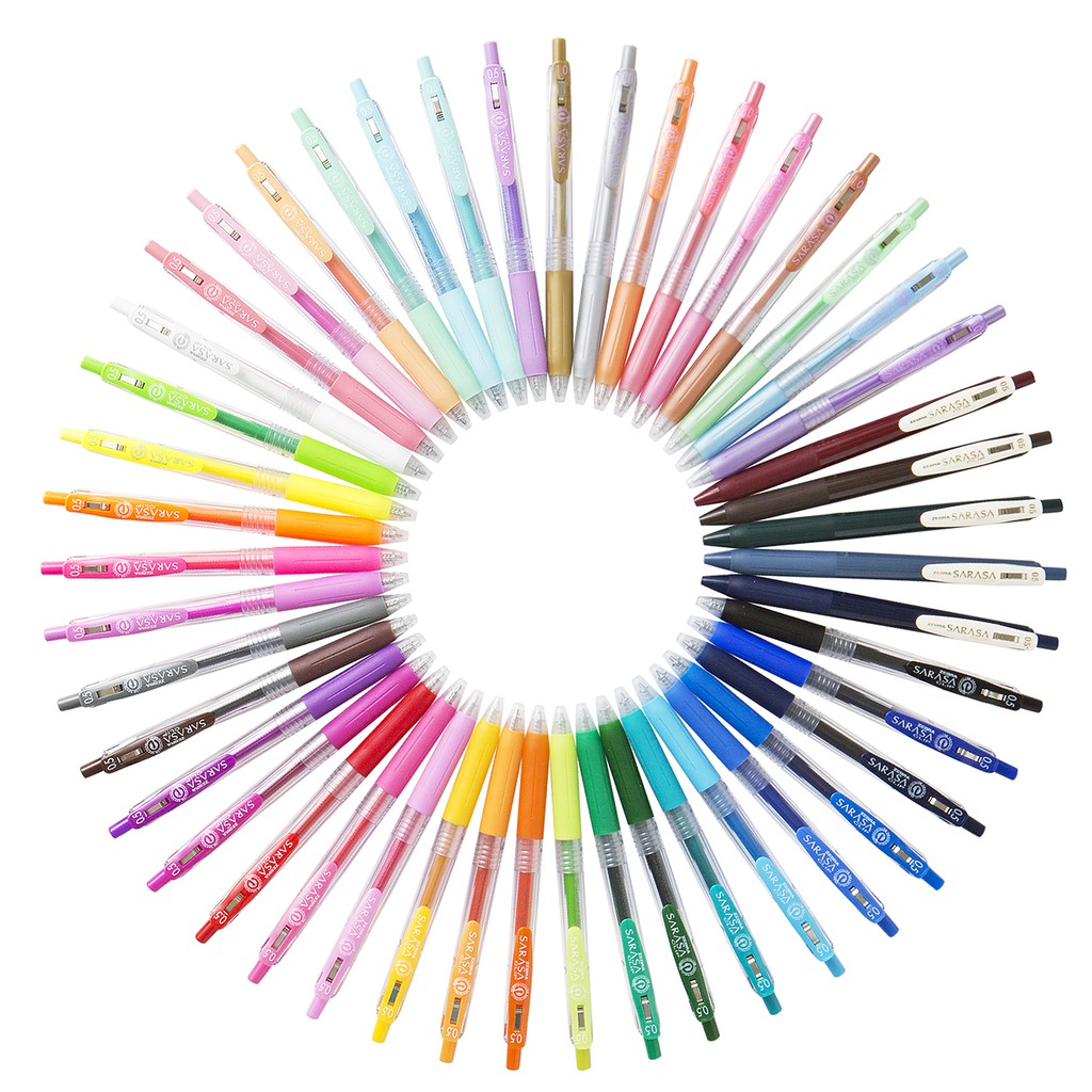ZEBRA ปากกาเจล Sarasa Clip ขนาด 0.5 มม สีหมึกตามสีด้าม หลากสีสัน 2 — صورة 2