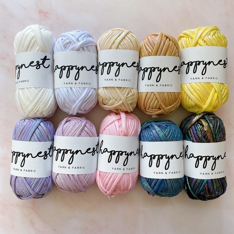 ไหมผ้ายืด Sparkling T-shirt yarn ไหมผ้ายืดเมทัลลิก ไหมผ้ายืดวิบวับ