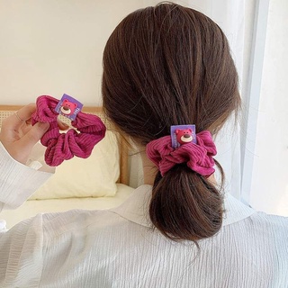 พร้อมส่ง ยางมัดผมน้องหมีชมพู