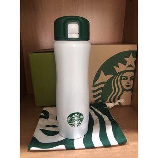 *ไม่มีป้ายราคา Starbucks กระบอกน้ำสแตนเลส Thermos Siren 16oz.