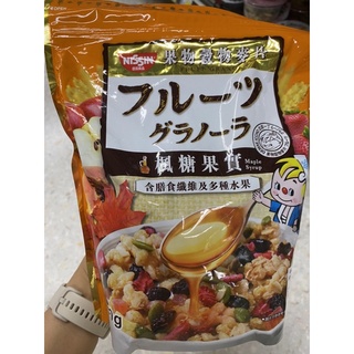 ธัญพืชอบกรอบ รส เมเปิ้ล ไซรัป ตรา นิสชิน 500 g. Nissin Maple Syrup Flavour Granola นิสชิน เมเปิ้ล ไซรัป กราโนล่า