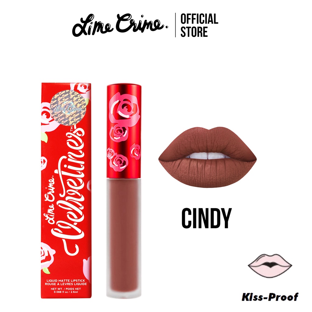 (Lotผลิต 02/23) Lime Crime Velvetines สี Cindy ลิปเนื้อแมท By Lime Crime Thailand
