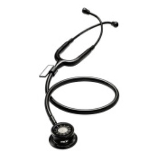 MDF740#BO Stethoscope Pulse time - Blackout หูฟังทางการแพทย์ Pulse time มีนาฬิกาดิจิตอล สีดำล้วน