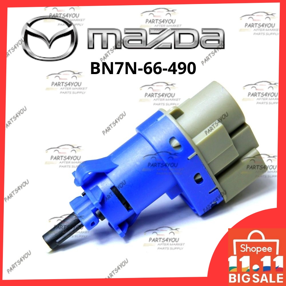 สวิตช์เบรก 4 พิน/ สวิตช์โคมไฟ STOP MAZDA 5, FORD RANGER T6 8T4Z-9G854-AA / BN7N-66-490