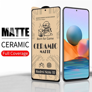 ฟิล์มกระจกด้านเต็มจอ ผู้ปกป้องจอภาพ Xiaomi Mi Redmi Note 7 8 9 10 Pro Max 9s 8A 9A 9C 9T 4G 5G Poco Pocophone F3 M3 X3 Pro NFC