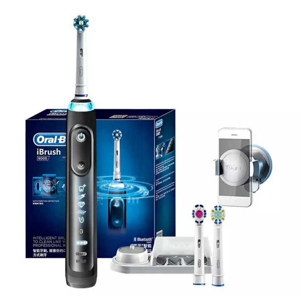 (พรีออเดอร์จ้า) Oral-B iBrush 9000 Genius ออรัลบี จีเนียส แปรงสีฟันไฟฟ้า แปรงฟันไฟฟ้า สินค้านำเข้า