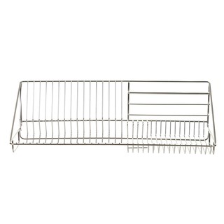 DISH DRAINER WALL UNIT STAINLESS304 KECH ชั้นคว่ำจานติดผนังสเตนเลส KECH HWS 144-A 60 ซม. ชั้นวางของในครัว อุปกรณ์จัดเก็บ