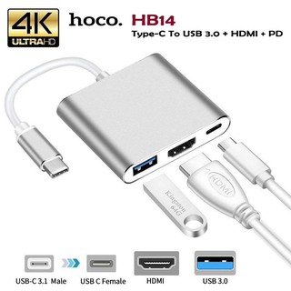 Hoco HB14 ของแท้ 100% Easy use Type-C adapter (Type-C to USB…