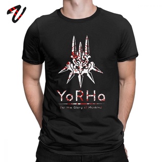 เสื้อยืด พิมพ์ลาย Yorha Las He Saw A Rim Of Light สไตล์วินเทจ สําหรับผู้ชายสามารถปรับแต่งได้