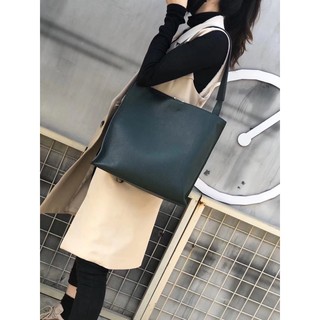 tote bag minimal style - หนังวัวแท้