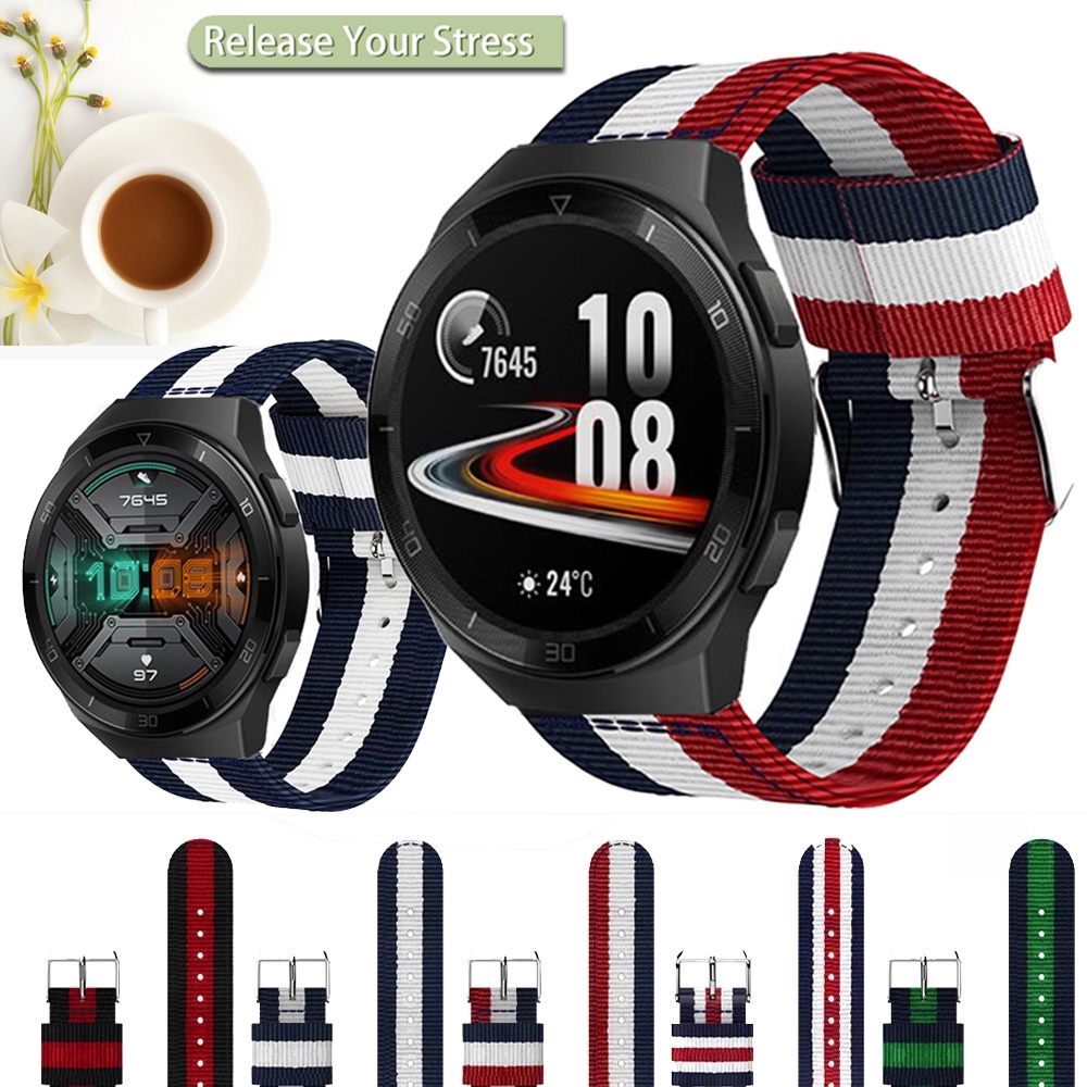 For Huawei gt2e Band For Huawei Watch GT 2 2e Honor magic Watch 2 46mm 42mm Nylon Strap Watchband Br