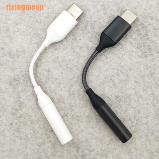 Risingmeup(~) สายแจ็คหูฟัง Type C 3.5 สําหรับหูฟัง USB เป็น 3.5 มม.