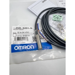 E2E-X2D1-N  Proximity Switch Sensor    เซ็นเซอร์ รุ่น E2E-X2D1-N ขนาด8มิล(2สาย NO)ใช้ไฟ12-24VDC OMRON ของใหม่ มือ1