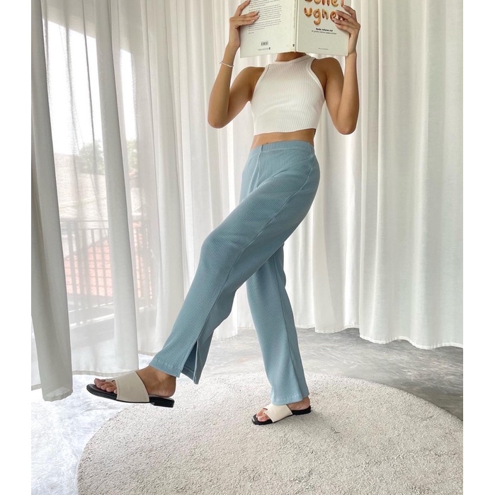 girlsenberryyy | Gigi pants กางเกงผ้าร่อง