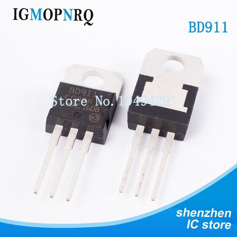 ทรานซิสเตอร์ดาร์ลิงตัน BD911 BD912 TO220 BDW93C BDW94C BDX33C BDX34C BDX53C BDX54C TO-220 10 ชิ้น