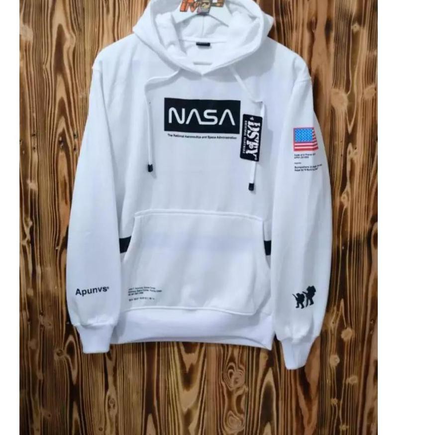 H&M สุดฮิต!! [จัดส่งทันที] HOODY HODIE HODI HODY JKET SWIRE / HOODIE SWETER JACKET NASA H&MF