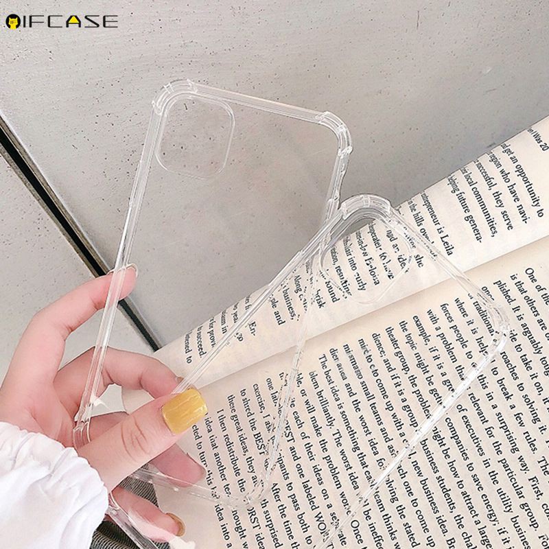 Huawei Y9 Prime Y7 Pro 2019 2018 Nova 2 Lite 2i 8X Honor 20 Pro Lite 7C 10i 20i Y9s Phone Case Transparent Clear Four Corners Anti-fall Shockproof Drop Proof Soft TPU Simple Casing Case Cover