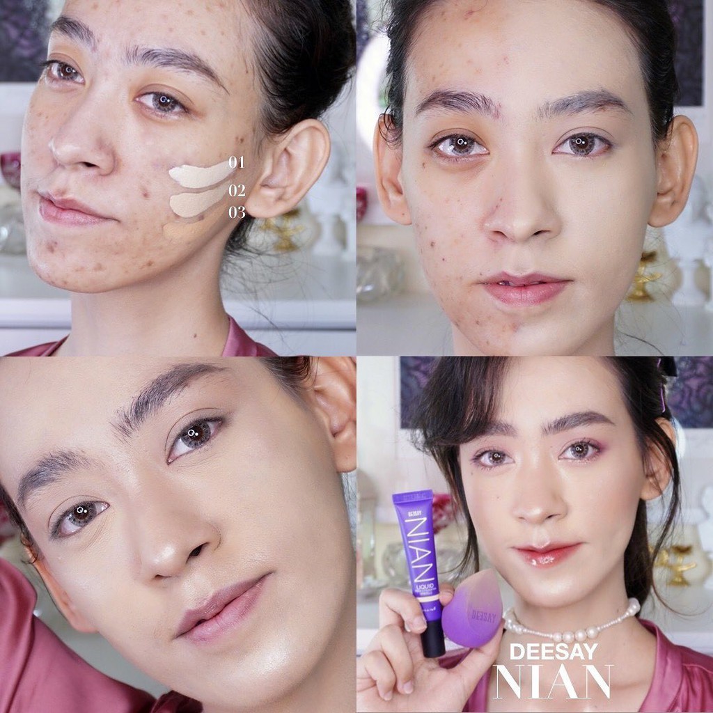 Deesay Nian Liquid & Foundation รองพื้นดีเซย์ รองพื้นเนียน รูปที่ 4