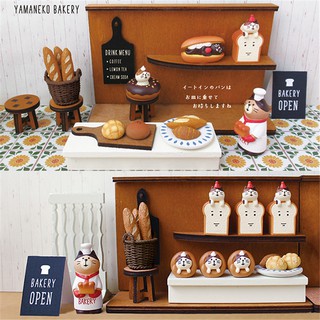 ตุ๊กตาฟิกเกอร์ การ์ตูนแมว Decole Scene toy Bakery Zakka ขนาดเล็ก เหมาะกับของขวัญ สําหรับตกแต่งบ้าน สวน