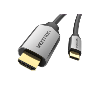 ส่งไวจากไทยVention สายเคเบิลเชื่อมต่อ Type C to HDMI 2.0 Uhd 4k 60 Hz สําหรับ Huawei Macbook Samsung ยาว 1 เมตร