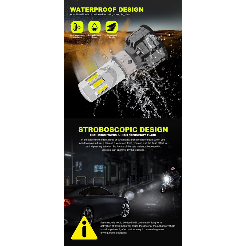 Local StockEURS New Motorcycle LED H6 H4 Headlight Bulb H4 HS1 BA20D ...
