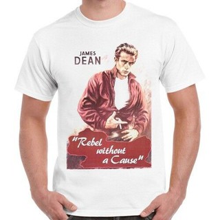 คอลูกเรือเสื้อยืด james dean rebel ไม่มีสารพิษสําหรับผู้ชายS-5XL