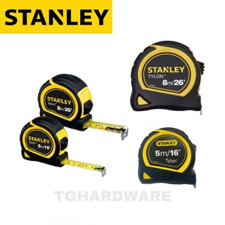 STANLEY ตลับเมตร 5m/16” และ 8m/26” Tylon tape