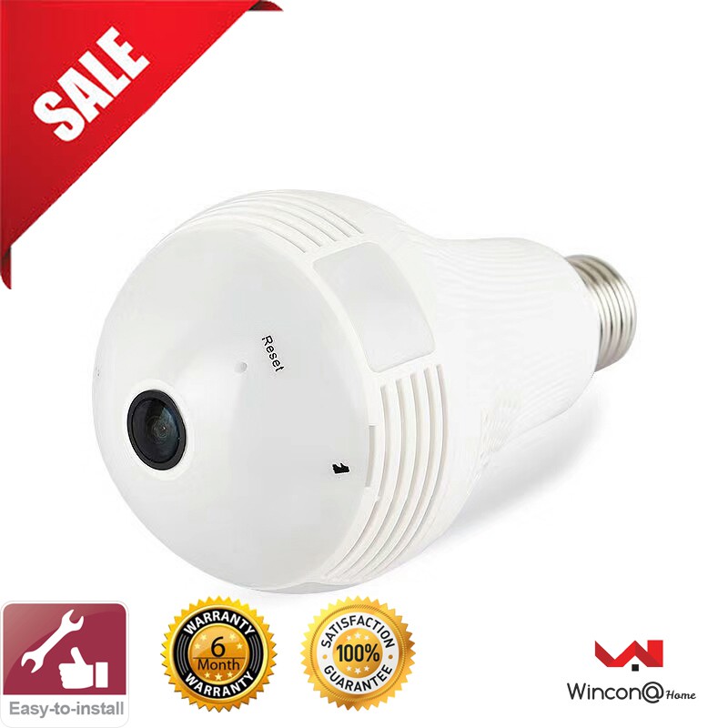 กล้องวงจรปิด กล้องหลอดไฟ IP Camera B13-L, B13-R, B2-R, เลนส์ 360 องศา ...