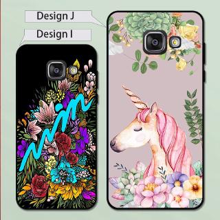 เคสโทรศัพท์ซิลิโคนพิมพ์ลายดอกไม้สําหรับ samsung a 3 a 5 a 6 a 7 a 8 a 9 pro star plus 2015 2016 2018