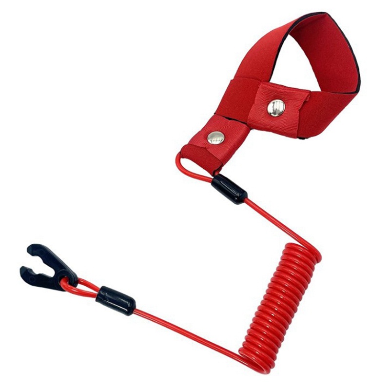 2-Pack Safety Kill Switch Lanyard For Yamaha Jet Ski / WaveRunner - Floating Wrist Strap, Red - View #5