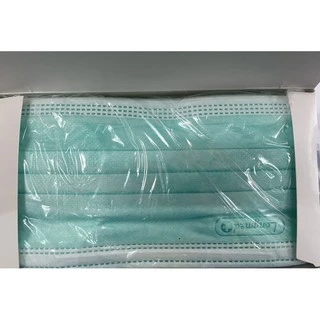 Klean Mask (สีเขียว) หน้ากากทางการแพทย์ 50ชิ้นต่อกล่อง