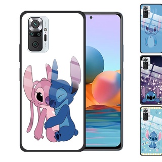 เคสโทรศัพท์ Xiaomi Redmi Note 9T 9 Pro Redmi 9A 7 Redmi Note 9S 8A 7A ฝาหลังกระจก กันรอยขีดข่วน ลาย Lilo Stitch