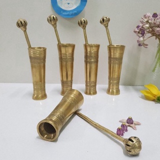 Brass byfa B1011 ตะบันหมากแบบโบราณ หัวกระพรวน เขียนลายบนขึ้ผึ้ง งานหล่อขี้ผึ้งไหล บ้านปะอาว