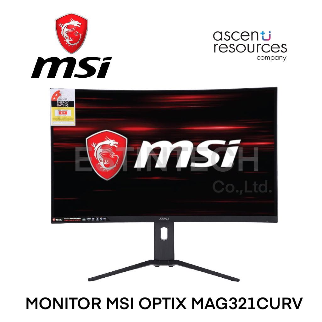 MONITOR (จอมอนิเตอร์) MSI OPTIX MAG321CURV 31.5" VA 60Hz ของใหม่ประกัน 3ปี