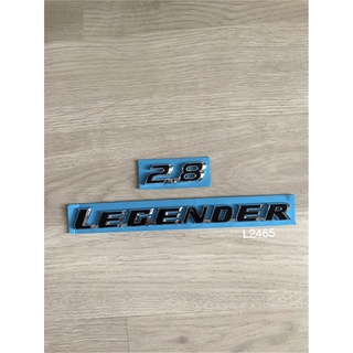 โลโก้ 2.8 LEGENDER ติดท้ายFORTUNER สีดำ