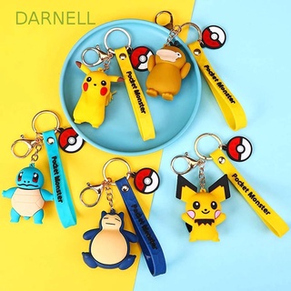 Darnell พวงกุญแจ จี้ตุ๊กตาฟิกเกอร์ Pichu Pikachu Jigglypuff Pokemon ของเล่นสําหรับเด็ก