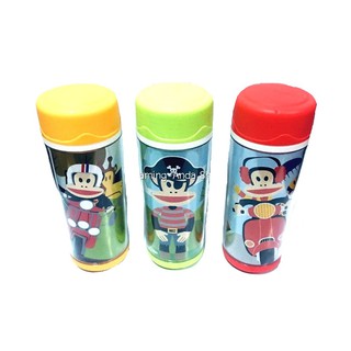 กระติกน้ำพลาสติก BPA free ลาย Paulfrank เหลือสีเหลือง, เขียว