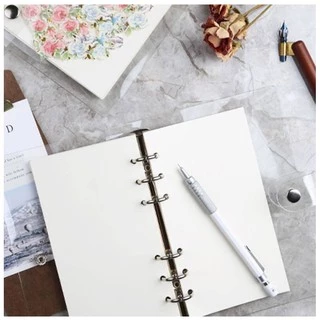 ปกแพลนเนอร์ใส 6 ห่วง Transparent Binder 6 rings - A5, A6, A7